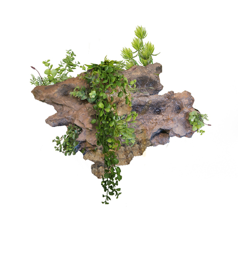 Check Rock with artificial vegetation M