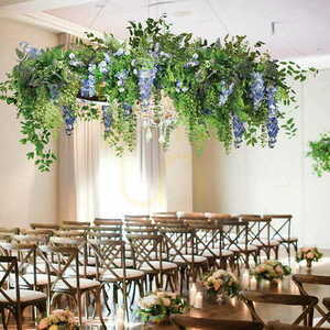 Wisteria Blue S plant hoop small 1