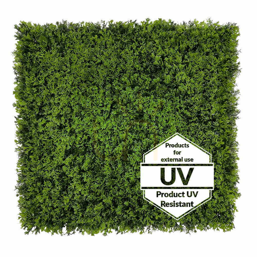 View Artificial green mat Juniper UV 50x50cm Artificial green mat Juniper UV 50x50cm