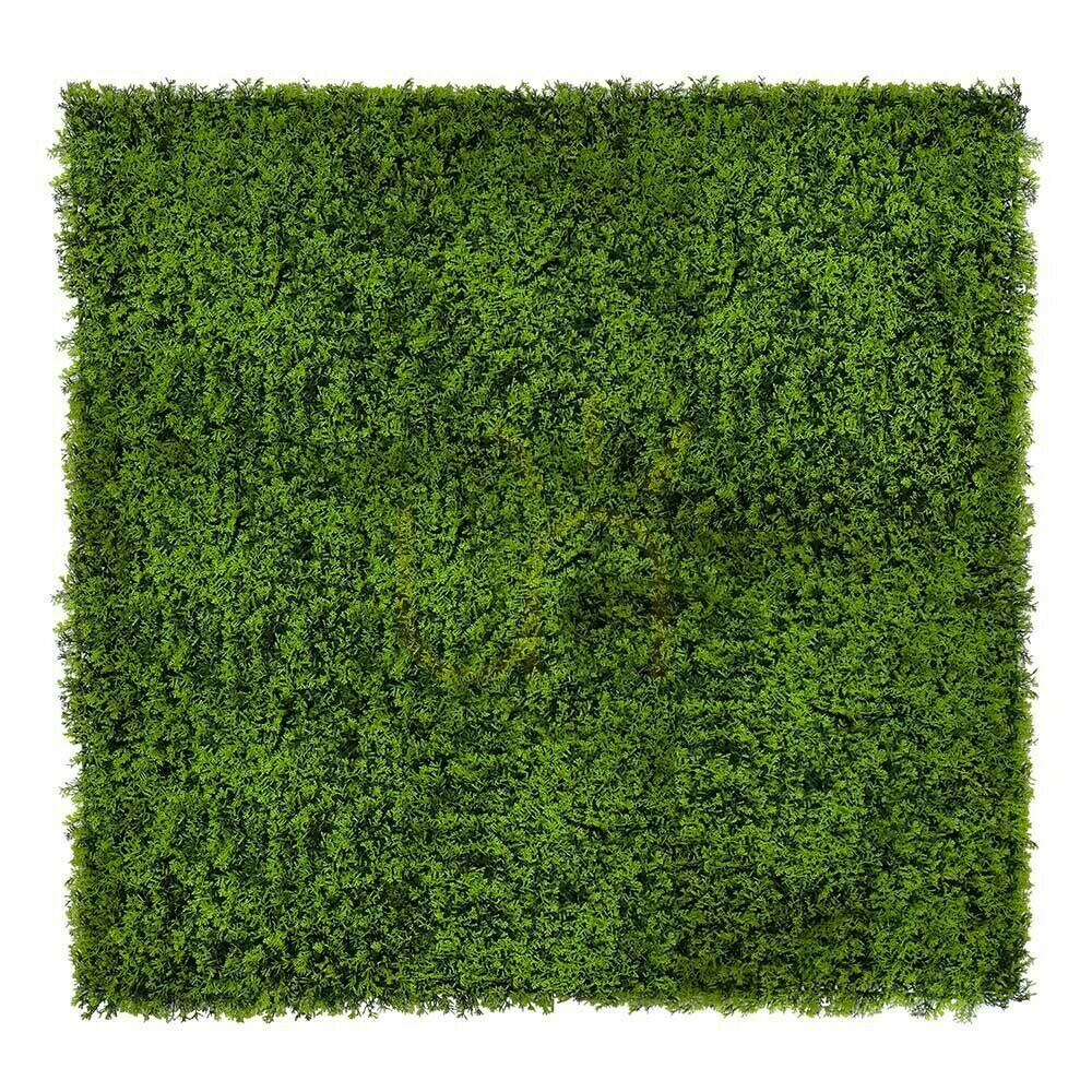 Display Artificial green mat Juniper UV 50x50cm Artificial green mat Juniper UV 50x50cm