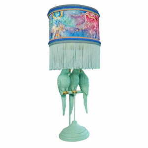 Las Plumas Melania floor lamp with three parrots, E27, 79 cm small 1