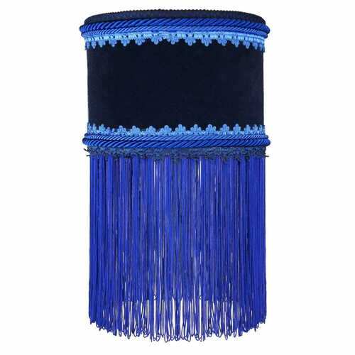 Check Las Plumas Búho N°2 navy and blue pendant light E27