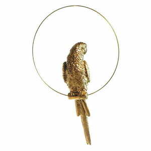 Las Plumas FIGURE M N°9 lamp figure – gold resin parrot, 37 cm LPFIGM09 small 5