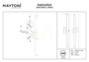 AXIS wall lamp MOD106WL-L16B3K Maytoni small 8