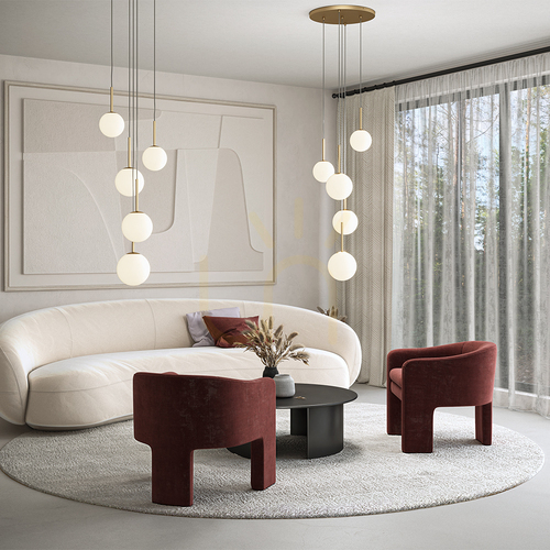 Check BASIC FORM pendant lamp MOD321PL-05G Maytoni