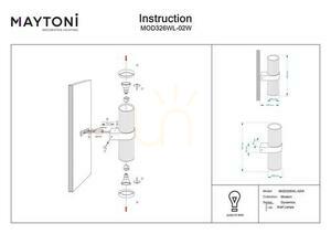 DYNAMICS wall lamp MOD326WL-02W Maytoni small 7