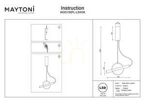 ENIGMA MOD150PL-L5W3K pendant lamp Maytoni small 7