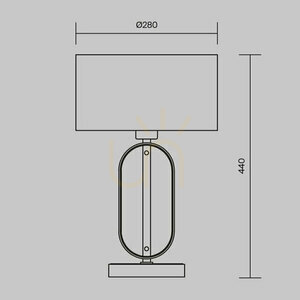 MARMO table lamp MOD099TL-01G Maytoni small 5