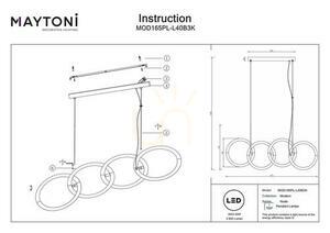 NODE pendant lamp MOD165PL-L40B3K Maytoni small 5