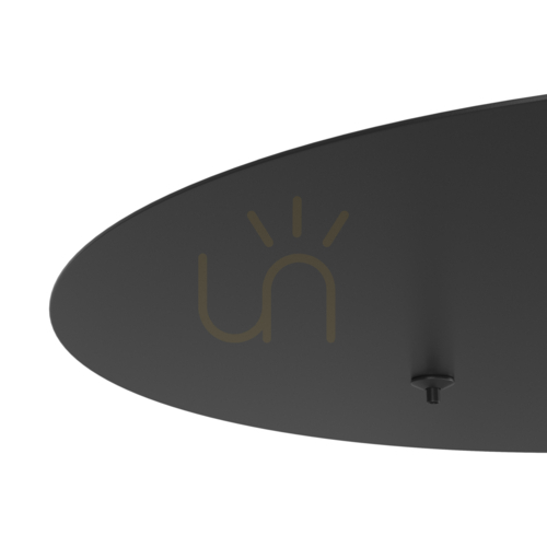 Check Maytoni Rim MOD058A-03B black ceiling canopy, Ø26 cm