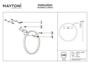 RIM wall lamp MOD058WL-L35BS3K Maytoni small 4