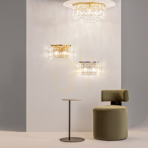 Maytoni DUNE DIA005CL-06G Crystal Flush Ceiling Light Gold 6xE14 45 cm small 3