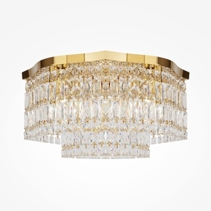 Maytoni DUNE DIA005CL-06G Crystal Flush Ceiling Light Gold 6xE14 45 cm small 0