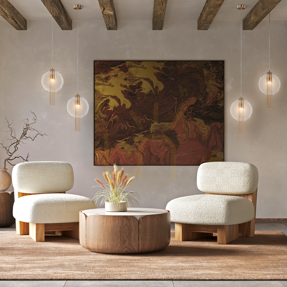 FLUSSO Pendelleuchte P095PL-01BZ Maytoni