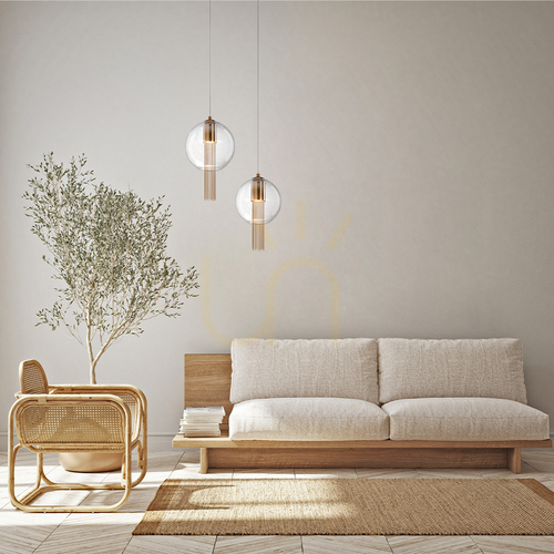 Check FLUSSO pendant lamp P095PL-01BZ1 Maytoni