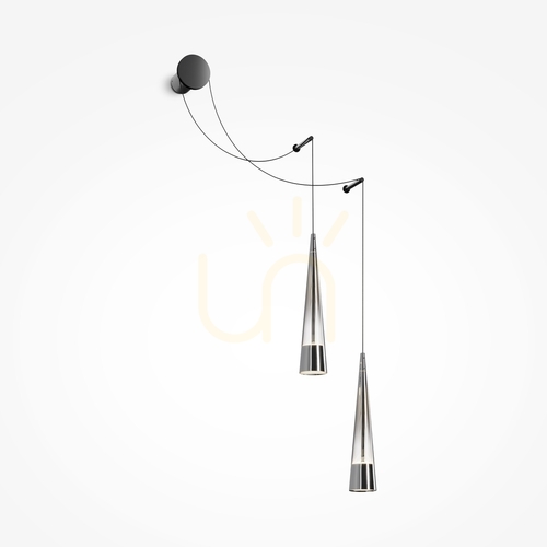 Check SINTESI wall lamp P090WL-L24CH3K Maytoni