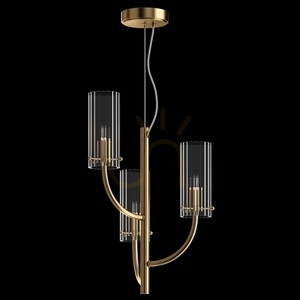 Maytoni ARCO pendant light MOD223PL-03BS brass, 3 × G9, fluted glass, Ø 35 cm small 2
