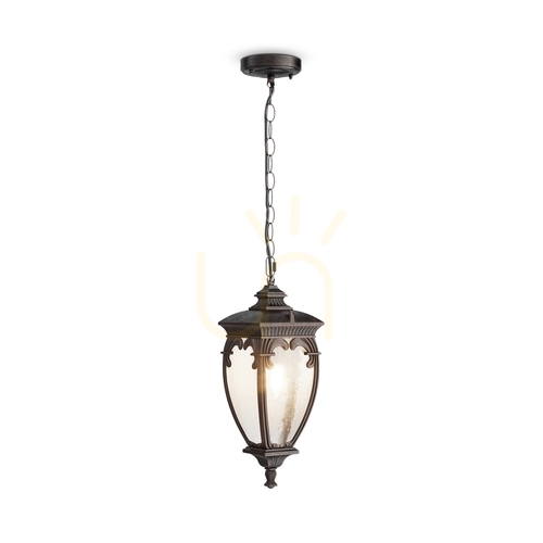 Check FLEUR outdoor pendant lantern antique bronze IP44 Maytoni O414PL-01BZ