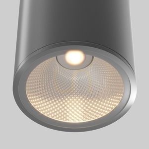 Maytoni Bar O306CL-L12GF graphite LED outdoor ceiling light, IP65 small 5