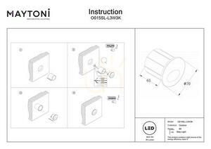 BIL O015SL-L3W3K IP54 staircase light by Maytoni small 8