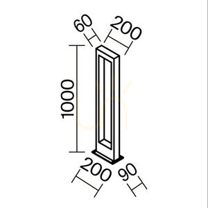 BONN light post O425FL-L10GF IP65 Maytoni small 9
