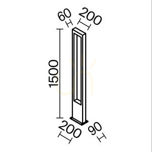 BONN outdoor standing lamp O425FL-L20GF IP65 Maytoni small 12