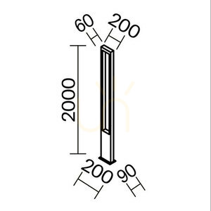 BONN outdoor standing lamp O425FL-L25GF IP65 Maytoni small 10