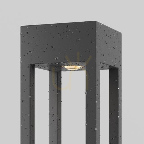 Check Outdoor Pole Light Maytoni Elbe Graphite LED IP65 25W O424FL-L25GF
