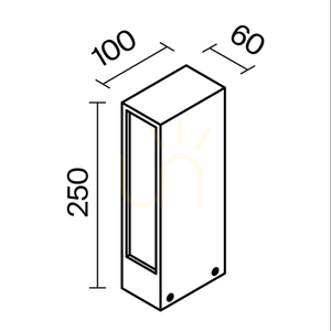 HOF light post O422FL-L6GF IP65 Maytoni small 10