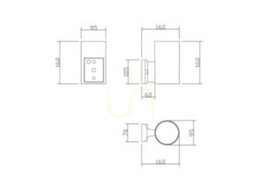 RANDO O419WL-01GR outdoor wall lamp IP54 Maytoni small 6