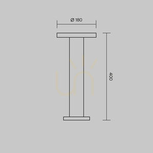 WALD O420FL-L12GF IP65 light post Maytoni small 7