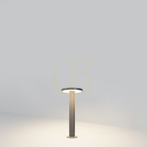 WALD O420FL-L12GF IP65 light post Maytoni small 0