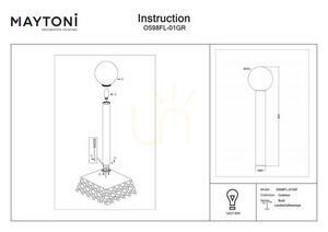 BOLD light post O598FL-01GR IP54 Maytoni small 5