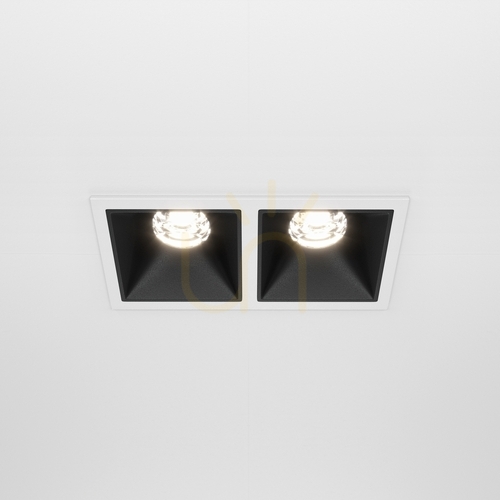 Check ALFA LED recessed luminaire DL043-02-10W4K-SQ-WB Maytoni
