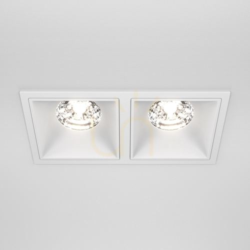 Check ALFA LED recessed luminaire DL043-02-15W4K-SQ-W Maytoni