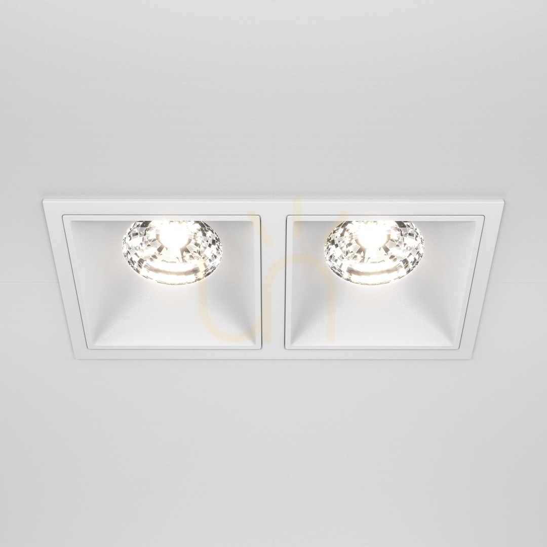 ALFA LED recessed luminaire DL043-02-15W4K-SQ-W Maytoni