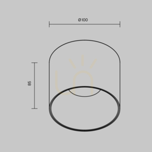 ALFA LED plafond C064CL-01-15W3K-RD-WB Maytoni small 5