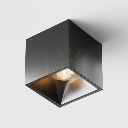 Check Maytoni Alfa LED Ceiling Light C065CL-L12B3K-D, Black, 12 W, 3000 K
