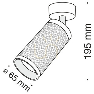 Plafond FOCUS DESIGN C034CL-01W Maytoni small 8