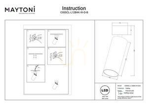 FOCUS LED plafond C055CL-L12B4K-W-D-B Maytoni small 7