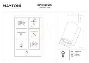 Plafond FOCUS S C050CL-U-1W Maytoni small 3