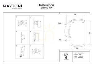 FOCUS S wall lamp C068WL-01W Maytoni small 4