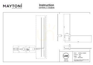 PARS wall lamp C070WL-L12GB3K Maytoni small 5