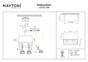 Plafond SLIM C015CL-02B Maytoni small 3