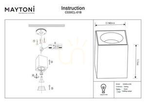 Plafond ZOOM C030CL-01B IP54 Maytoni small 6