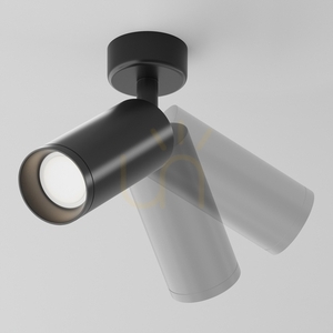 Spotlight Maytoni Focus Black LED GU10 Surface-Mounted C017CW-01B small 5