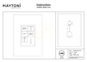 LUNA pendant lamp P039PL-5W4K-10-B Maytoni small 5