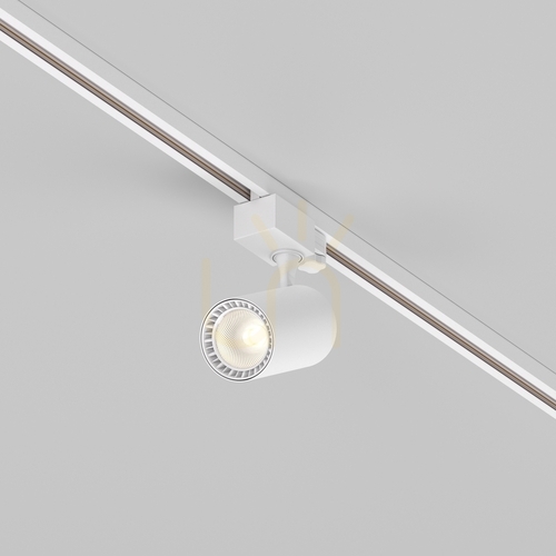 Check VUORO TR029-3-10W3K-S-W spotlight for busbars Maytoni