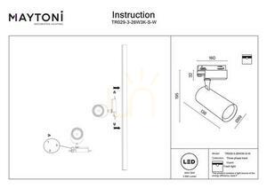 VUORO busbar spotlight TR029-3-26W3K-S-W Maytoni small 6