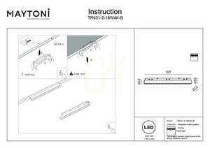 POINTS rail lamp TR031-2-18W4K-B Maytoni small 5
